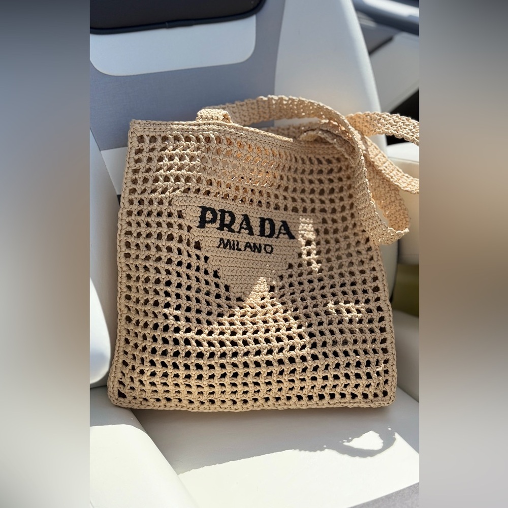 Chic Handmade Prada-Style Crochet Tote